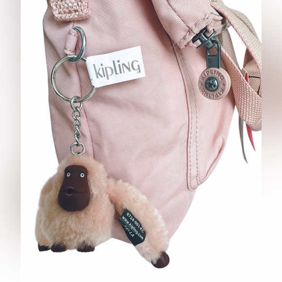 Kipling Eleva Pink Nylon Tote Bag - Picture 7 of 8